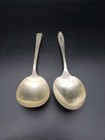 2 Vintage Silver Plated Serving Spoons   Wm Rogers Si   Community Plate