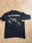 Iron Maiden T-shirt Size Xl X Factour 1995 Tour Dates Man On The Edge Ripped