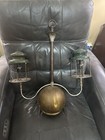 Antique C  1900 s Coleman Model P 2 Arm Chandelier Lantern