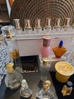 Lot 20 Vintage Miniature Empty Perfume Bottles Couple Full Sz