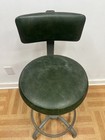 Vintage Industrial Stool Adjustable Bar Shop Chair Swivel Kitchen Counter Metal