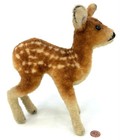 Steiff Fawn Deer Trace Of Us Zone Tag 1949 To 1953 Wool Plush 22cm 9in Vintage