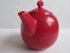 Chantal Tea Pot 2003 Satin Glaze Red   24 Oz Capacity Ceramic Stoneware