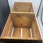Vintage La Vista Valencias Oranges Wooden Crate W  Label Tustin Ca Divided