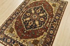 Heriz Serapi Rug 4 1   X 6 3   Red Wool Traditional Hand-knotted Oriental Carpet