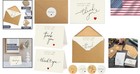 High-quality 100 Thank You Cards With Kraft Envelopes For Weddings   Graduations