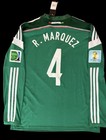 2014 World Cup Mexico Home Jersey Large - Green  Rafa Marquez  4 Long Sleeve
