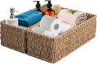 Hand-woven Storage Baskets  Decorative Seagrass Baskets For Paper Towel Organizi