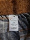 Nw ot Plaid Sleep Pant Polyester Flannel Soft Touch Fleece Pajama Pj Brown Men M