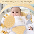 Otrolepota Baby Bouncer  Infants Bouncy Seat With Music And Yellow 