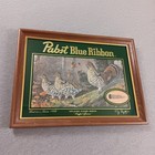 Pabst Blue Ribbon Beer Bar Mirror Upland Game Birds Ruffed Grouse 1991 T Doughty