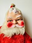 Vtg 1950s Coca Cola Santa Claus Rubber Face Black Boots W coke
