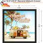 Upsimples 12 5x12 5 Record Frame  Vinyl Frames For 12inch Album Cover  Wall Disp