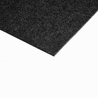 Foss Peel   Stick Inspirations Black Ice Ribbed 18  x18   Carpet Tile16 Tiles