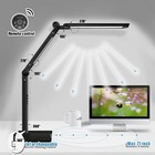 Led Desk Lamp With Clamp   Stand base Swing Arm Eye Care Aluminum