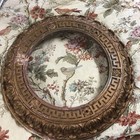 Architectural Salvage Huge Plaster And Glass Chandelier Light Fixture French  