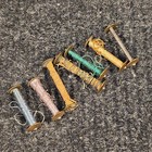 Lot Of 2 - Vintage Singer Sewing Machine Bullet Shuttles W  Bobbins