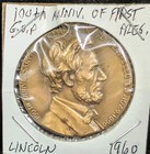 2  Us Mint Issue Abraham Lincoln  Commemorative Bronze Medals 8677