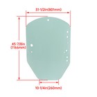 For John Deere Skid Steer   Track Loader D   E Series Clear Door Glass   T312628