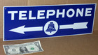 Telephone      --- Bell System ---       Arrow Sign ------ Points To The Left