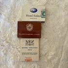 Italy Match Books 3 Paper Sealed
