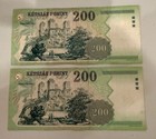Hungary  2 X 200 Forint 1998-2001   P-187    Circulated vg