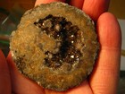 2 9oz Agate Geode W quartz Crystals 2 3x2 3x 9in Brazil Smooth-not Polished  030