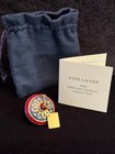 Estee Lauder Solid Perfume 2006 Pleasures Spinning Top Swarovski Crystal W Box 