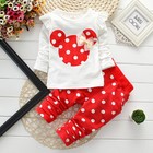 Baby Girl Clothes Infant Outfits Set 2 Pieces Long Sleeved Tops   Pants Minnie