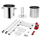 5 8gal Fruit Wine Press  Manual Stainless Steel Cider Press With Hydraulic Jack