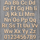 Roboto Font Wood Letters Numbers Cutout Unfinished Laser Cut 3mm Craft Thru 14 