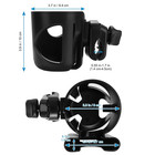Universal Cup Holder  Stroller Cup Holder With Phone Holder  360   Rotatable L   