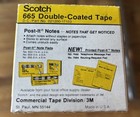 Vintage 3m Scotch 665 Double-coated Tape With Box