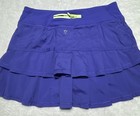 Ivivva By Lululemon Set The Pace Pleated Ruffle Girls  Skort Size 14