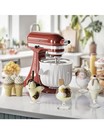 Ice Cream Maker Fit All 4 5qt And Larger Kitchenaid Stand Mixers  White