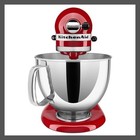Kitchenaid 5qt Tilt-head Stand Mixer Red Artisan Series 5qt Empire Ksm150 10