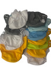 Alvababy Cloth Diapers Lot Of 12 Pocket Diapers One Size Adjustable Snap