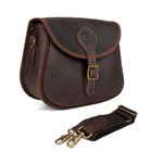 Tourbon Range Shooting Ammo Storage Leather Cartridge Speed Shoulder Shells Bag