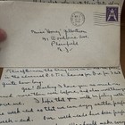 1943 Love Letter Correspondence From Rutgers University On Rotc Army Ft Dix Wwii