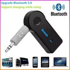 Wireless Bluetooth Receiver 3 5mm Aux Audio Stereo Music Home Car Adapter