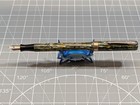 1930s Diamond Point Challenger Fountain Pen   Green Marbled   Restored
