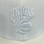 New York Knicks All White Vintage Dadstock Fitted Hat Y2k W  Tags Hardwood 7 3 4