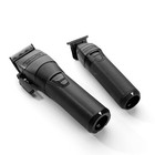 New Babyliss Pro Matte Black Fxone Professional Clipper   Trimmer   Dual Battery