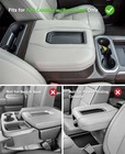 Center Console Cover For Accessories Leather Armrest Lid Arm Rest Box Protector
