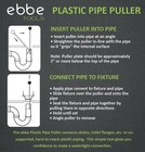 Ebbe America E117 Ebbe Plastic Pipe Puller
