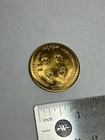 The Beatles 1964 First U s  Visit Commemorative Vintage Medal Coin W  Clear Case