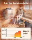Vevor Sauna Heater 9kw Electric Sauna Stove W  External Controller For Home
