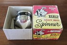 Vintage Zebco Model 55 Heavy Duty Spinner Fishing Reel In Box With Papers 