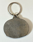 Telephone Communications 1989 Pewter Key Ring Siskiyou Buckle Co 