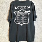 Roadkill Route 66 Funny Diner Menu T Shirt Double Sided Size Xl Vintage